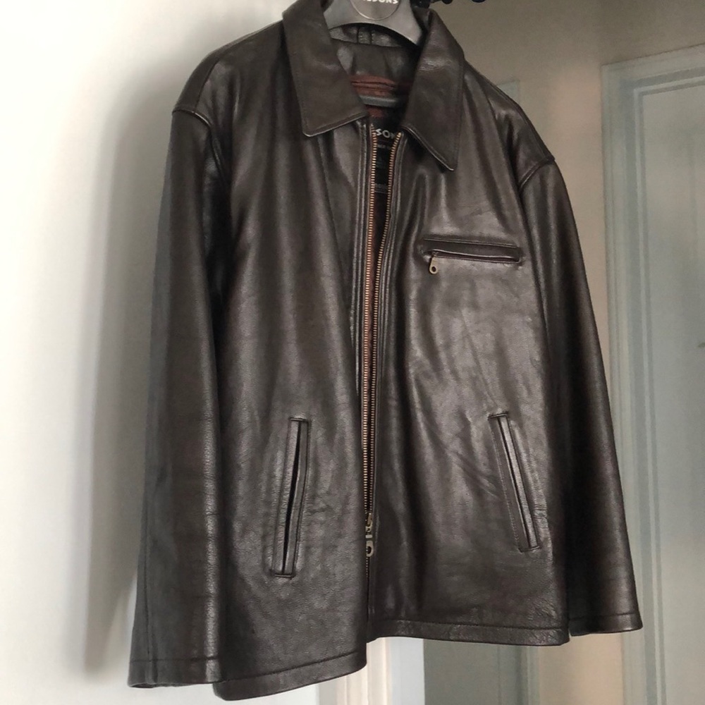 Men leather jacket
